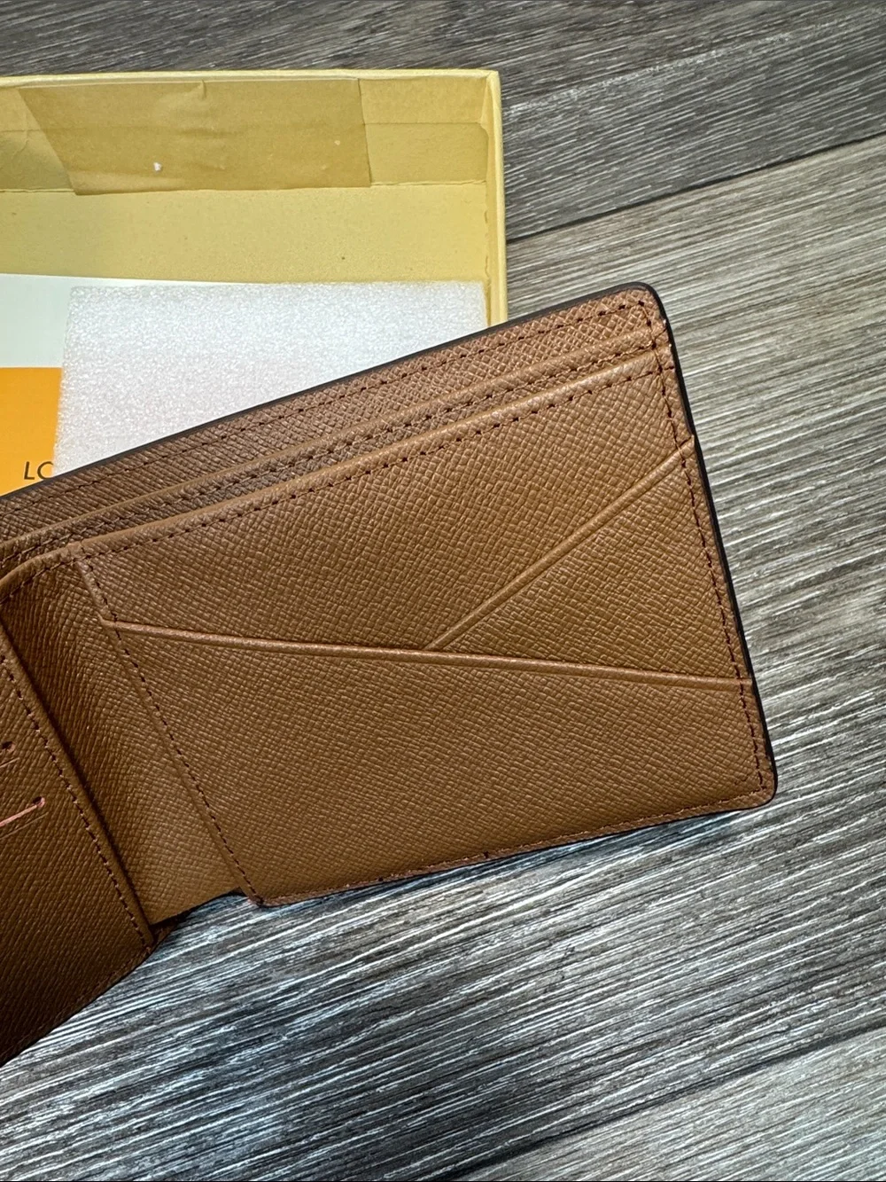 Louis Vuitton Monogram Money Clip Wallet - Brown